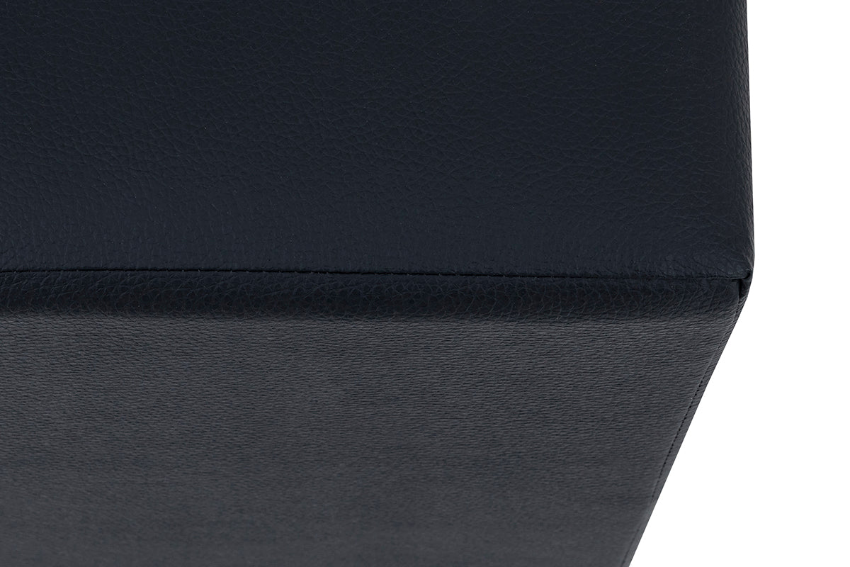 Small Leather-Touch Ottoman - 40-852