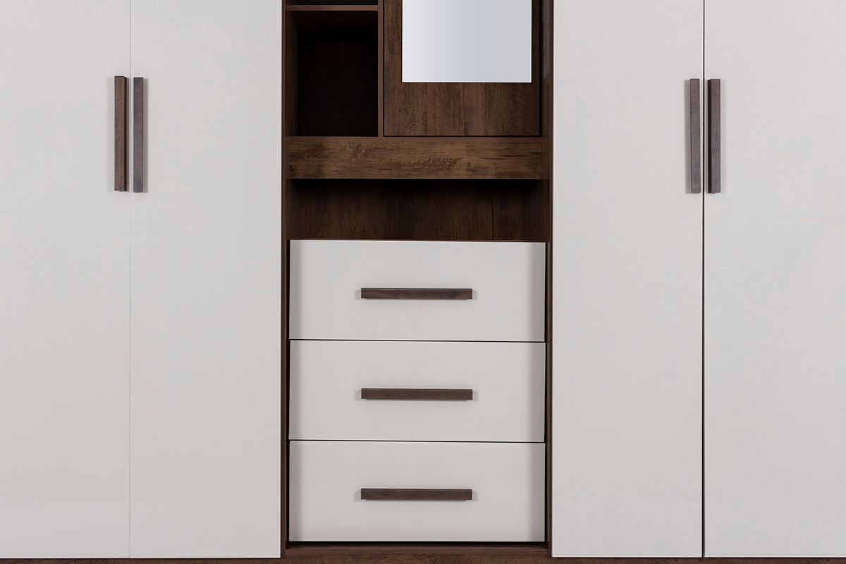 Eldorado 4 Door Wardrobe with Vanity - 1-244