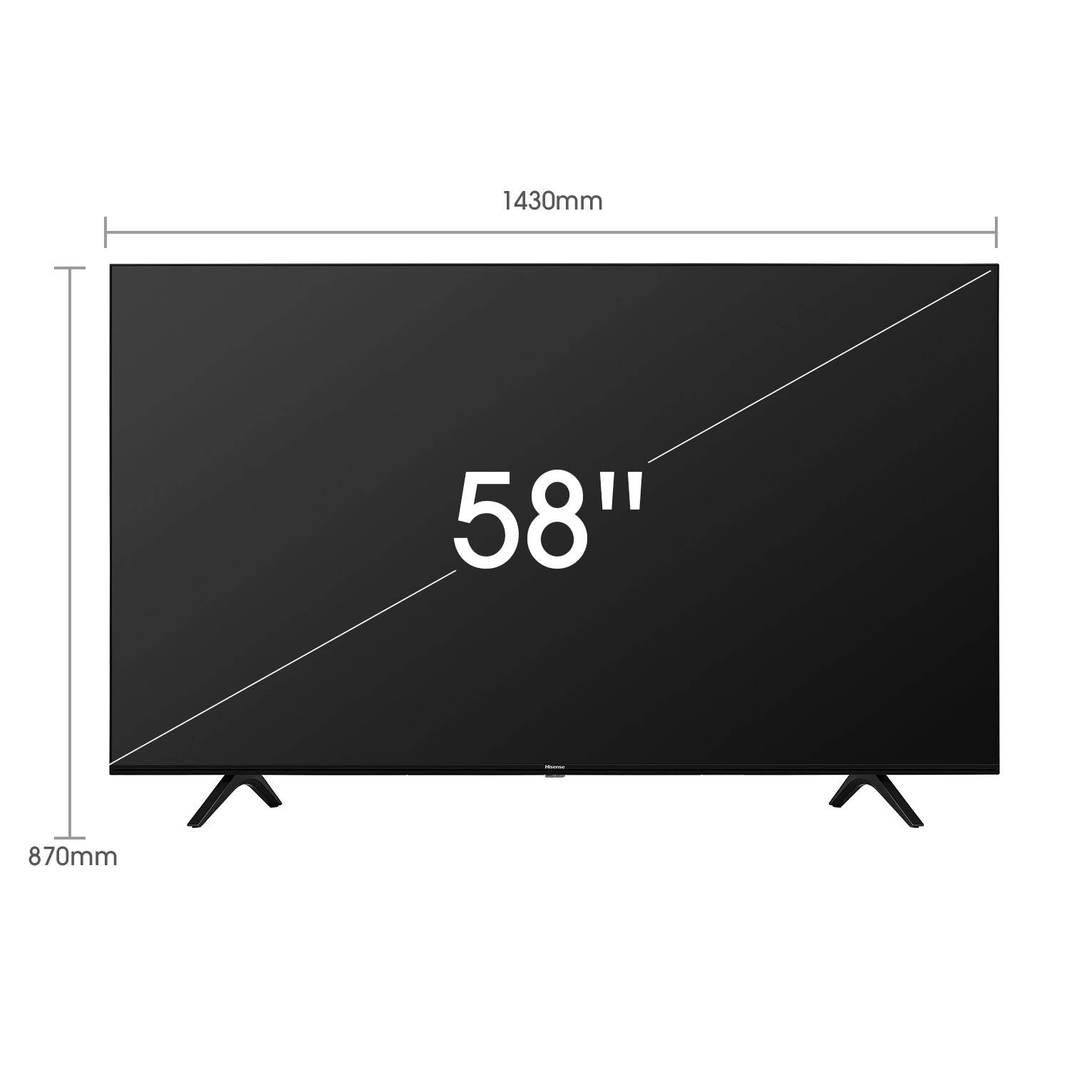 Hisense  58-inch UHD 4K Smart Television - 23-759