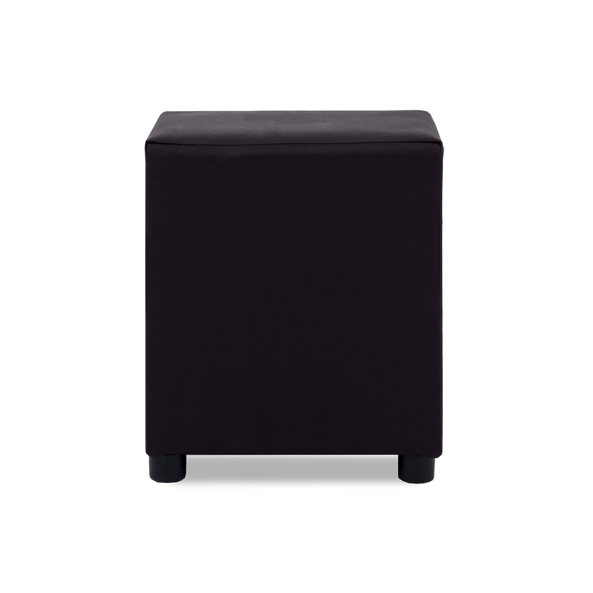 Small Leather-Touch Ottoman - 40-852