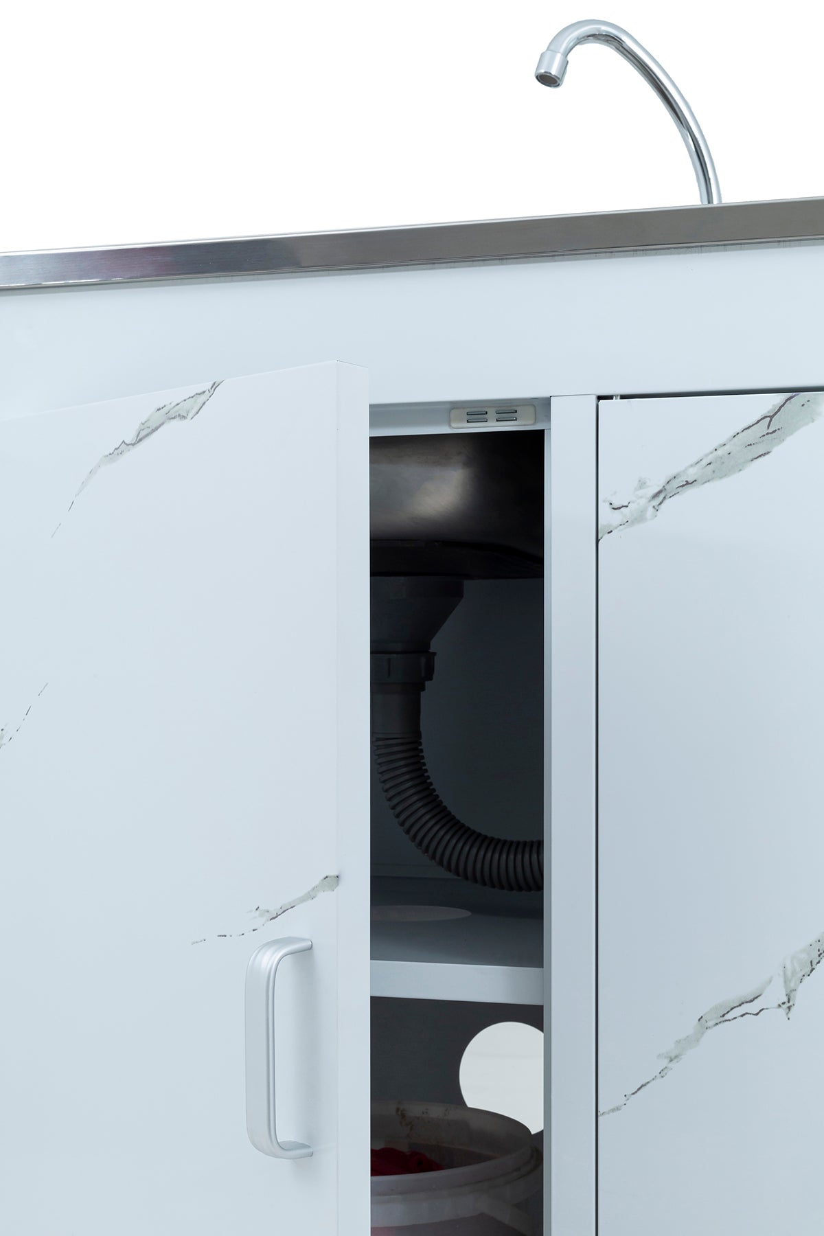 Basic Steel Kitchen Unit with Sink - 10-208