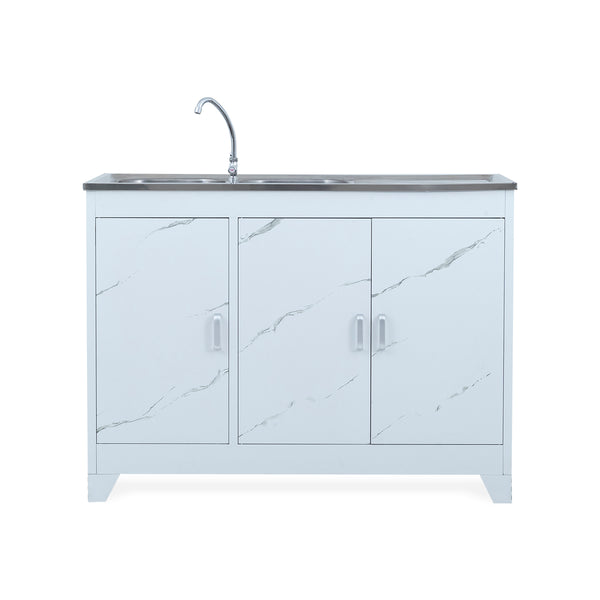 Basic Steel Kitchen Unit with Sink