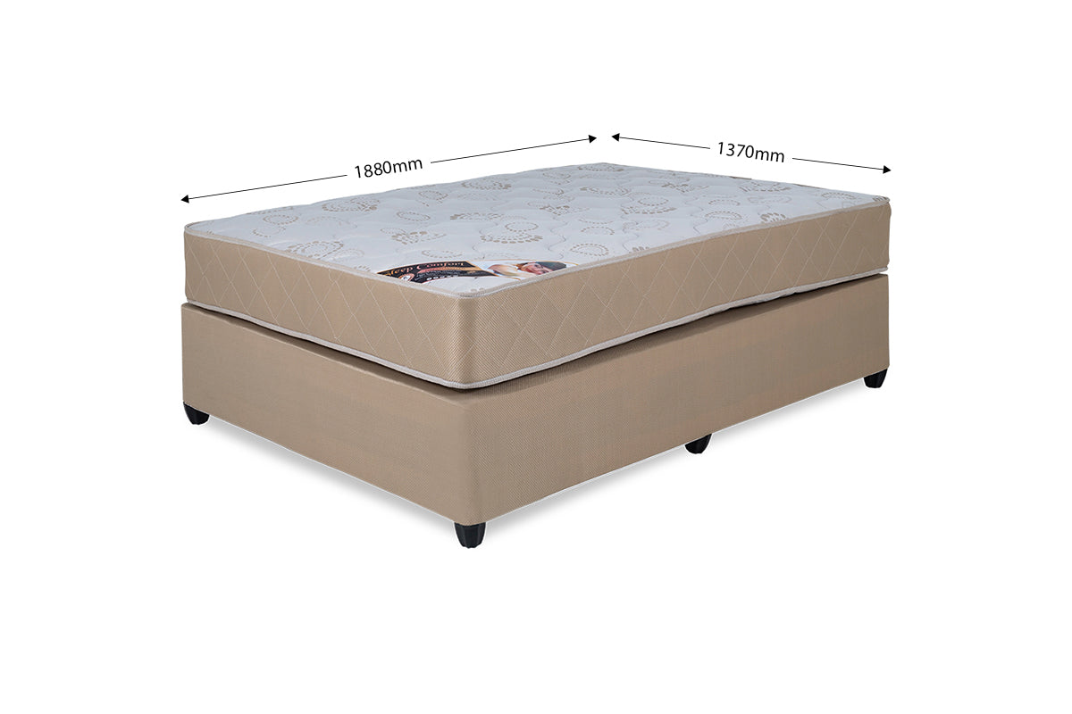 Sleep Comfort Dream Master Double Mattress and Bed Set - 7-298