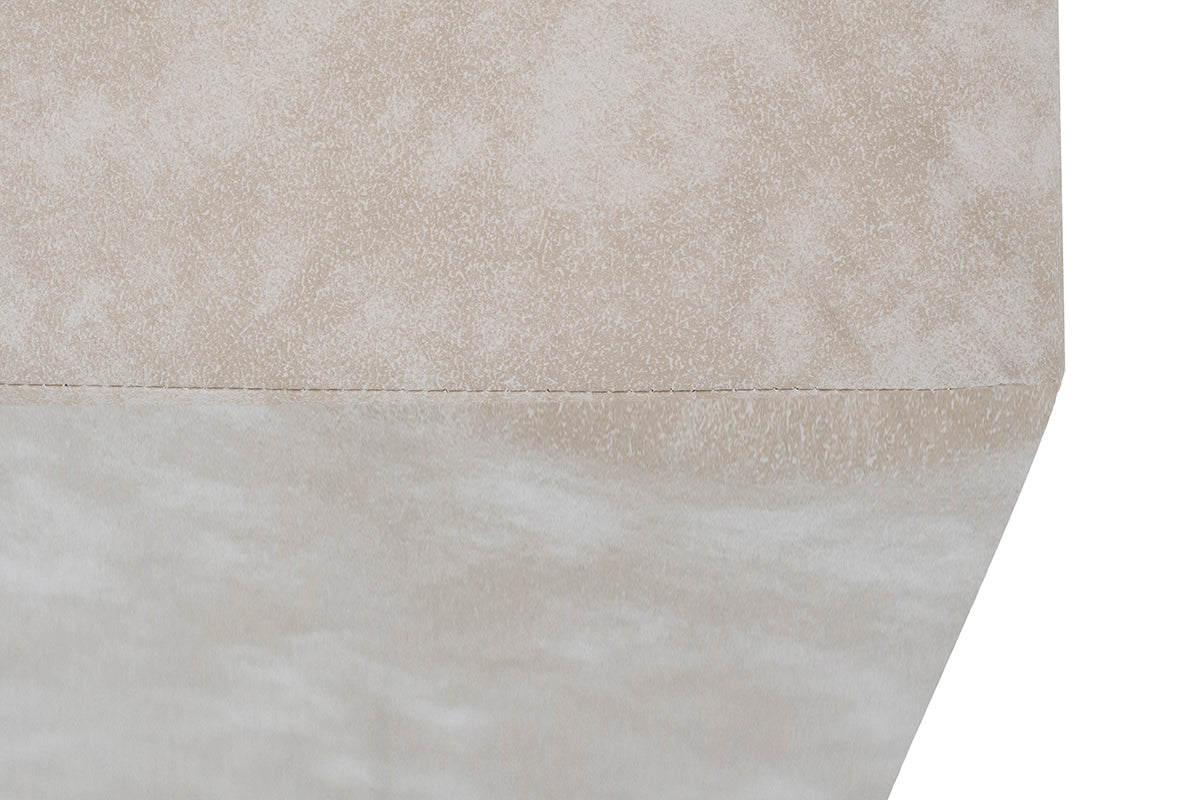 Small Leather-Touch Ottoman - 40-852