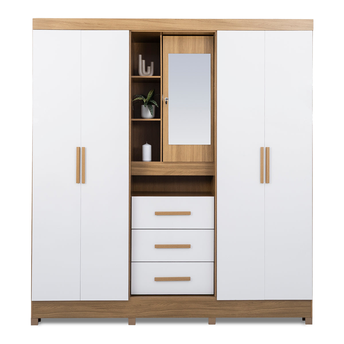 Eldorado 4 Door Wardrobe with Vanity - 1-244