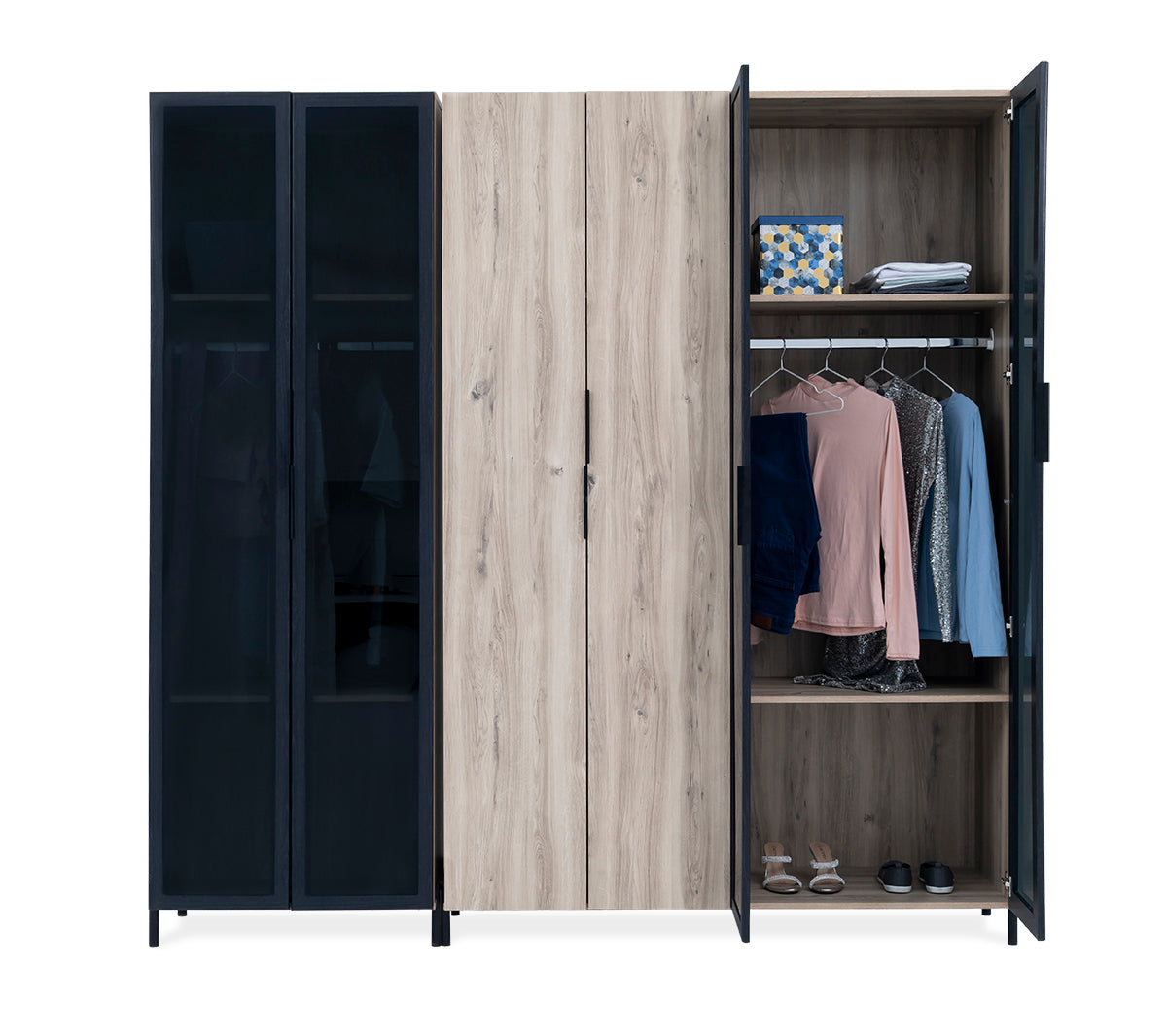 Brandy 6-Door Wardrobe - 1-290
