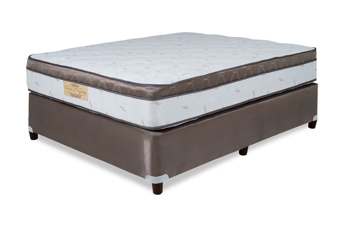 Crown Majesty  Queen Mattress and Bed Set - 7-440