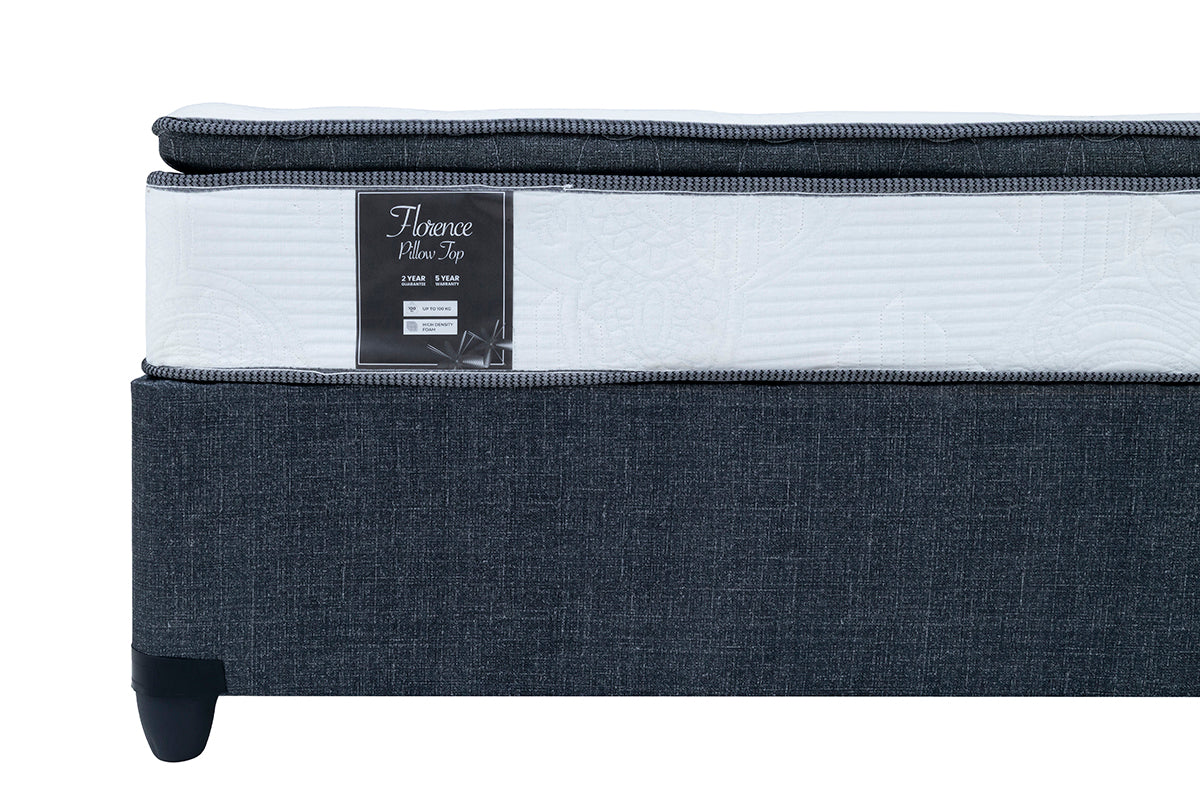 Florence Pillow Top Double Bed & Base Set - 7-484