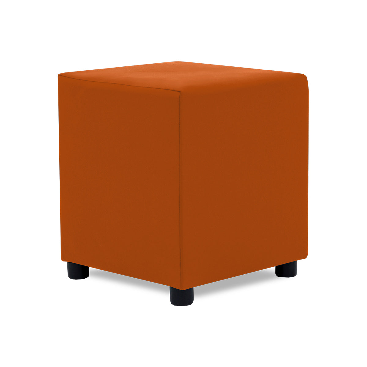 Small Leather-Touch Ottoman - 40-852