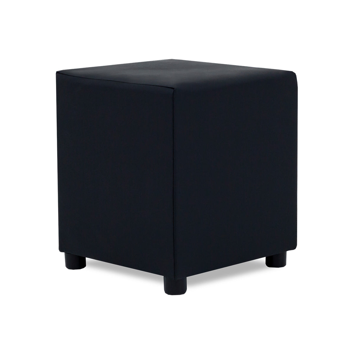 Small Leather-Touch Ottoman - 40-852
