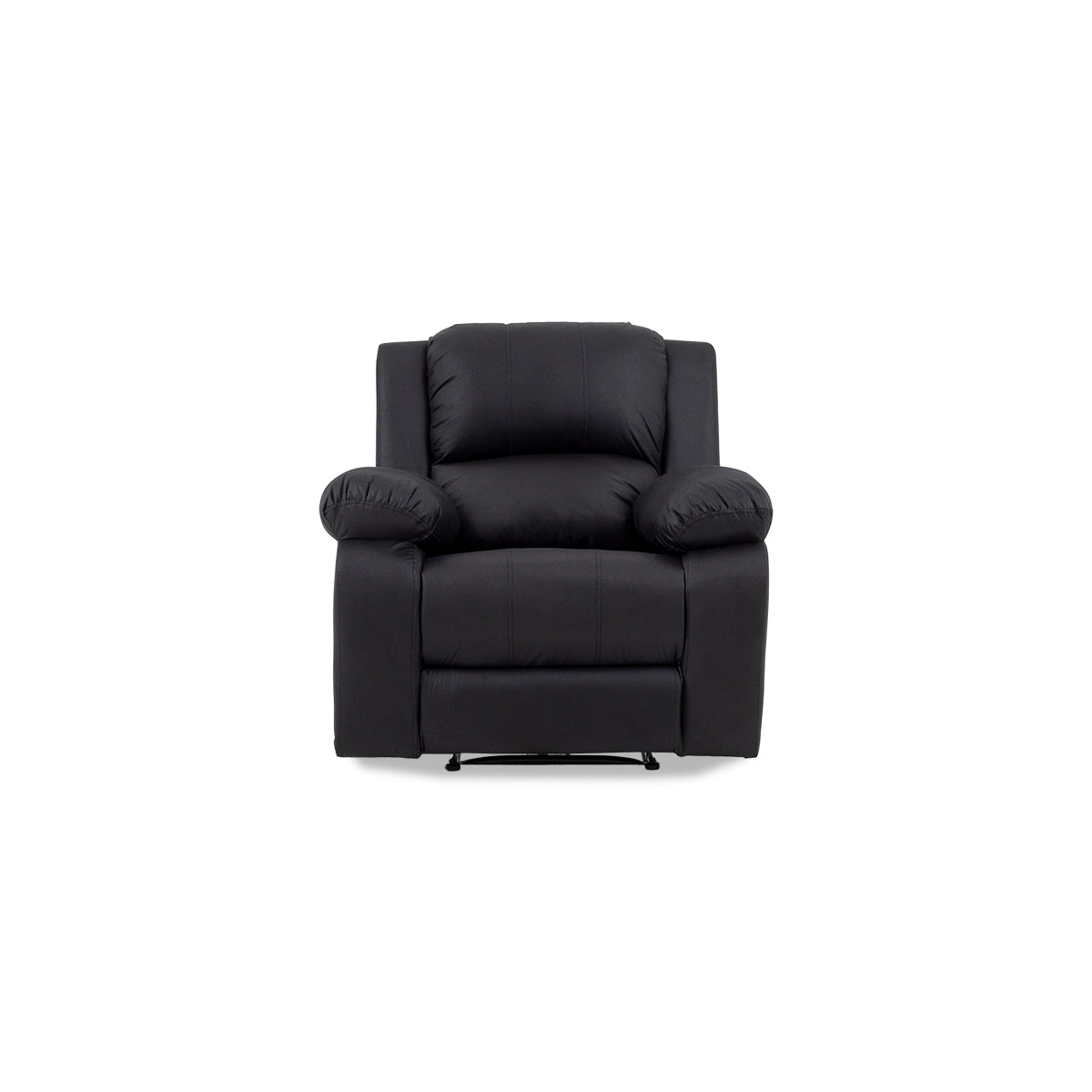 Jasmine Leather Touch 3 Seater Lounge Suite with Recliners - 9-979