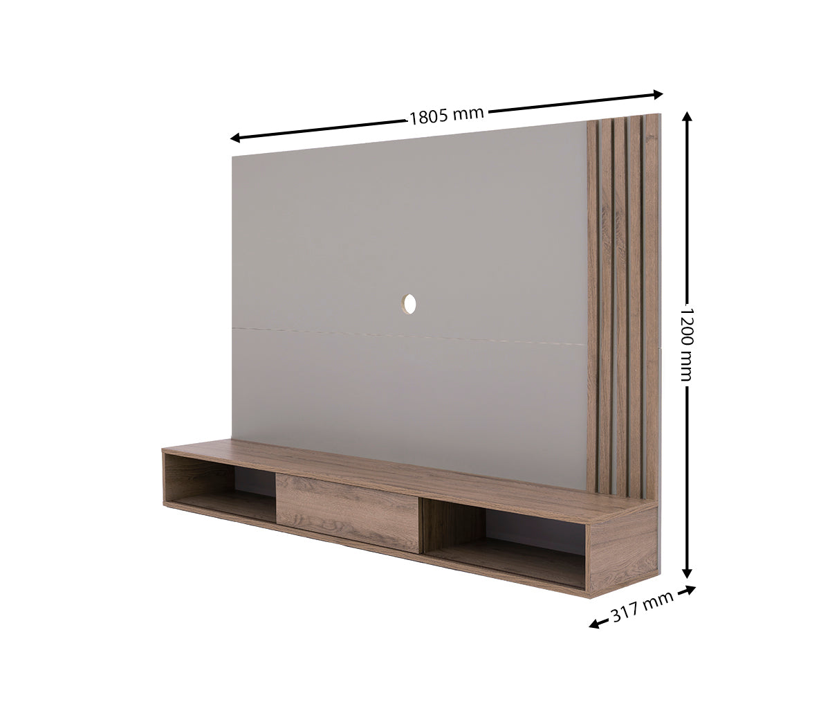 Moreno Wall Mounted TV Unit - 3-482
