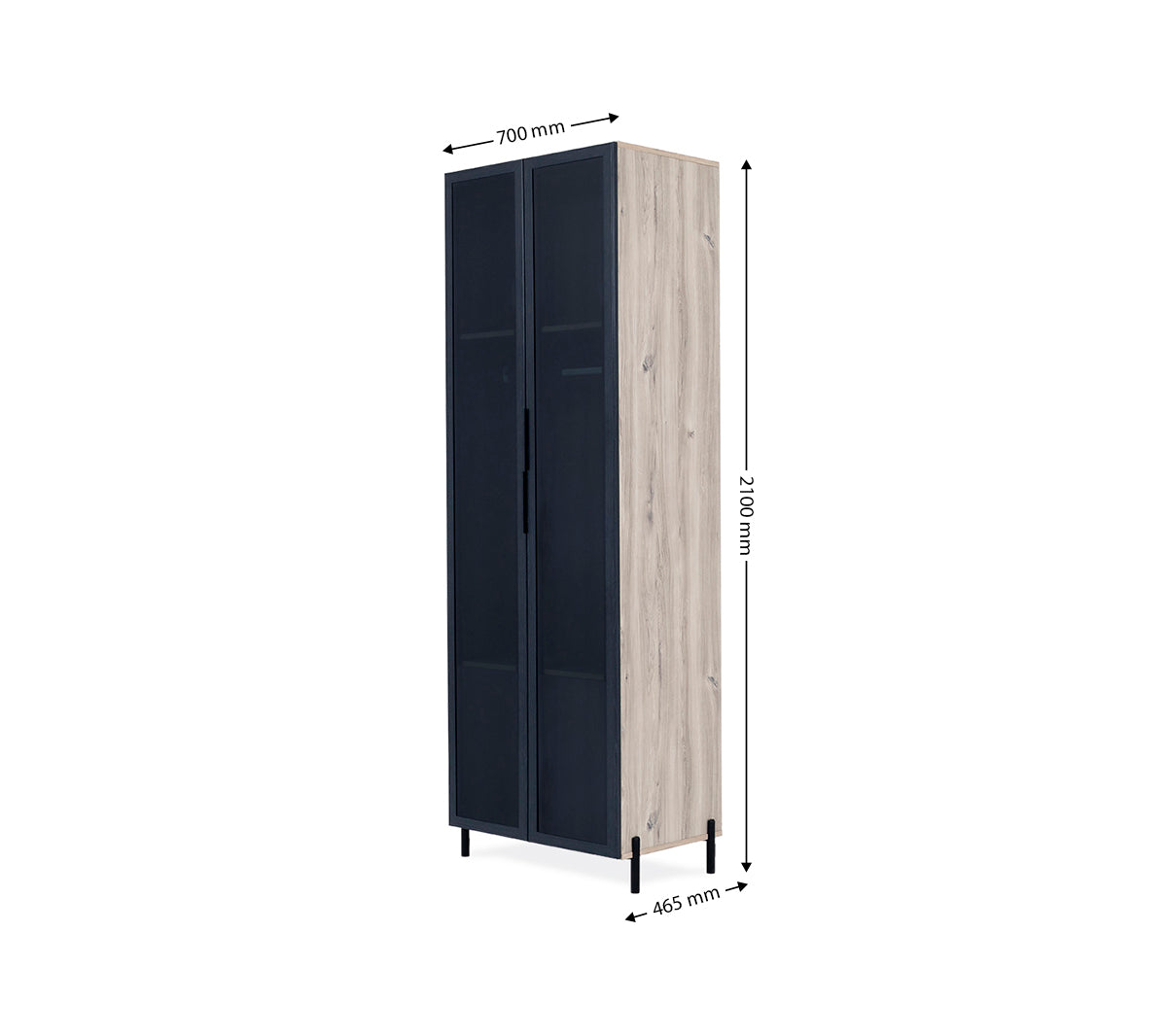 Brandy 2-Door Wardrobe - 1-287