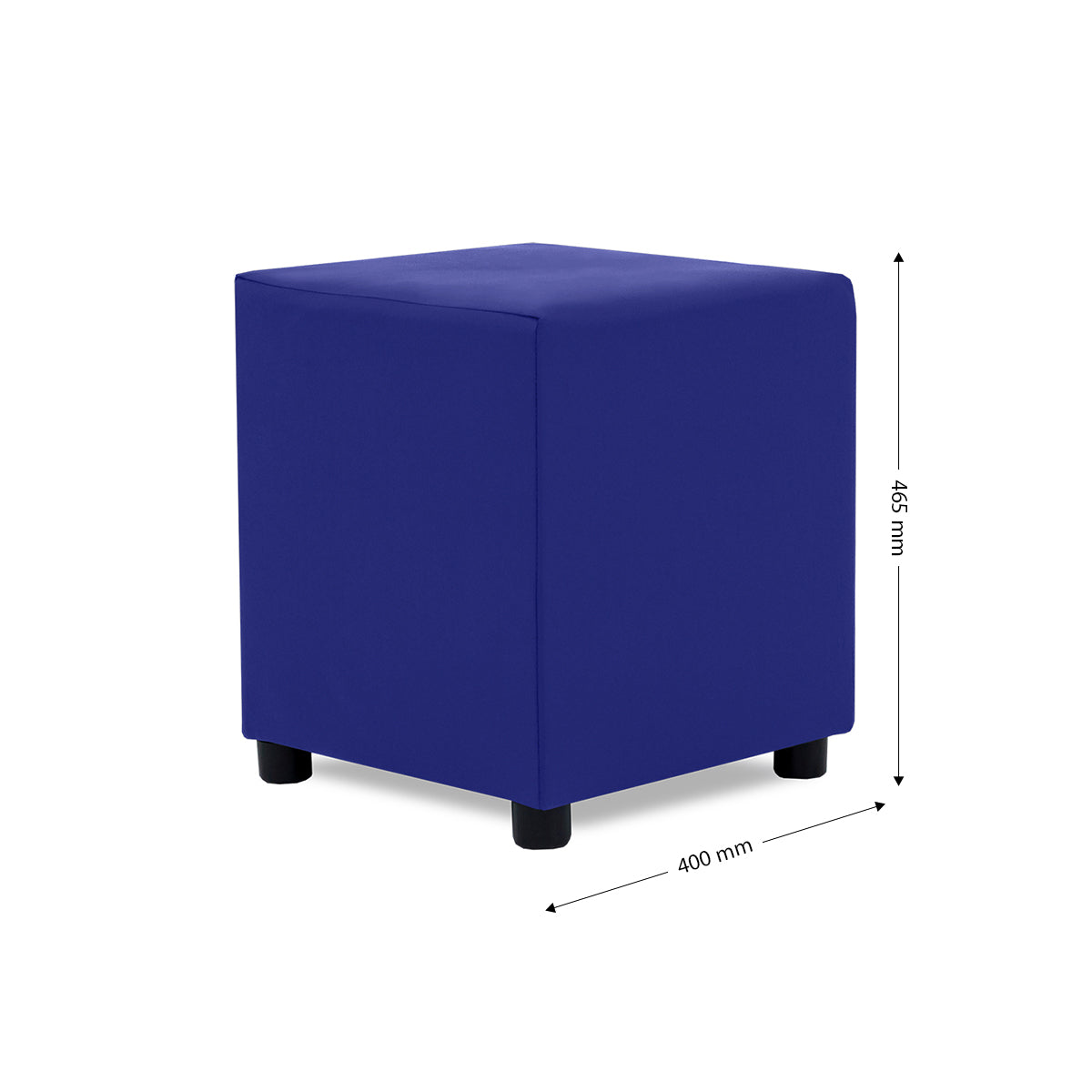 Small Leather-Touch Ottoman - 40-852