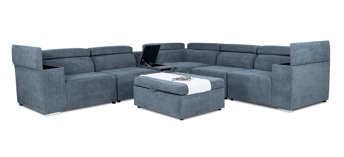 Nicole 7-Piece Corner Lounge Suite - 9-1125