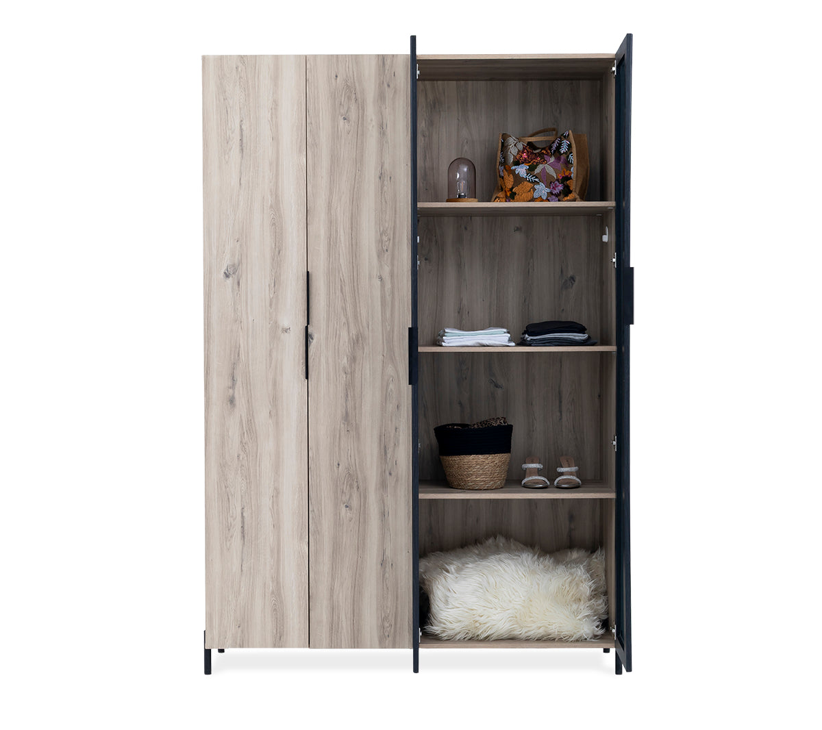 Brandy 4-Door Wardrobe - 1-289