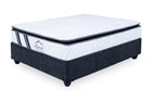 Everest Pocket Spring Pillow Top Queen Mattress and Base Set