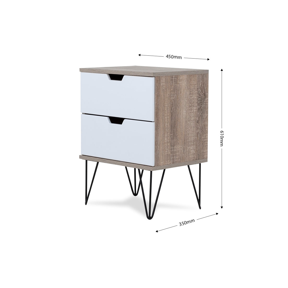 Morocco 2 Drawer Pedestal - 8-461