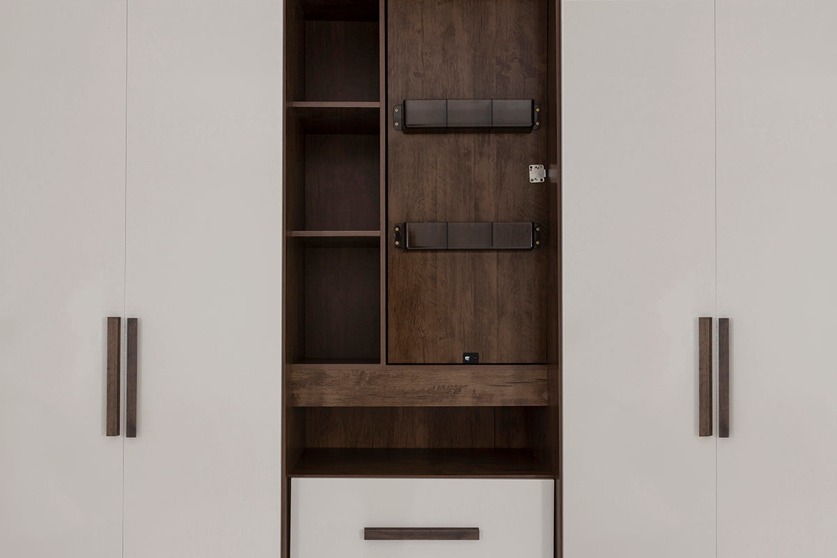 Eldorado 4 Door Wardrobe with Vanity - 1-244