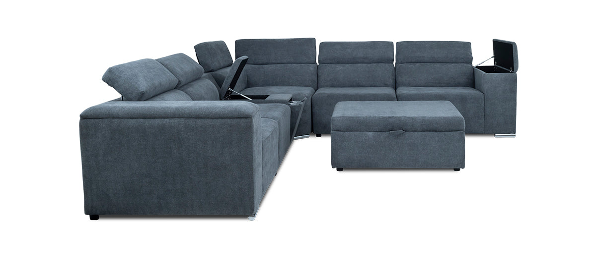 Nicole 7-Piece Corner Lounge Suite - 9-1125