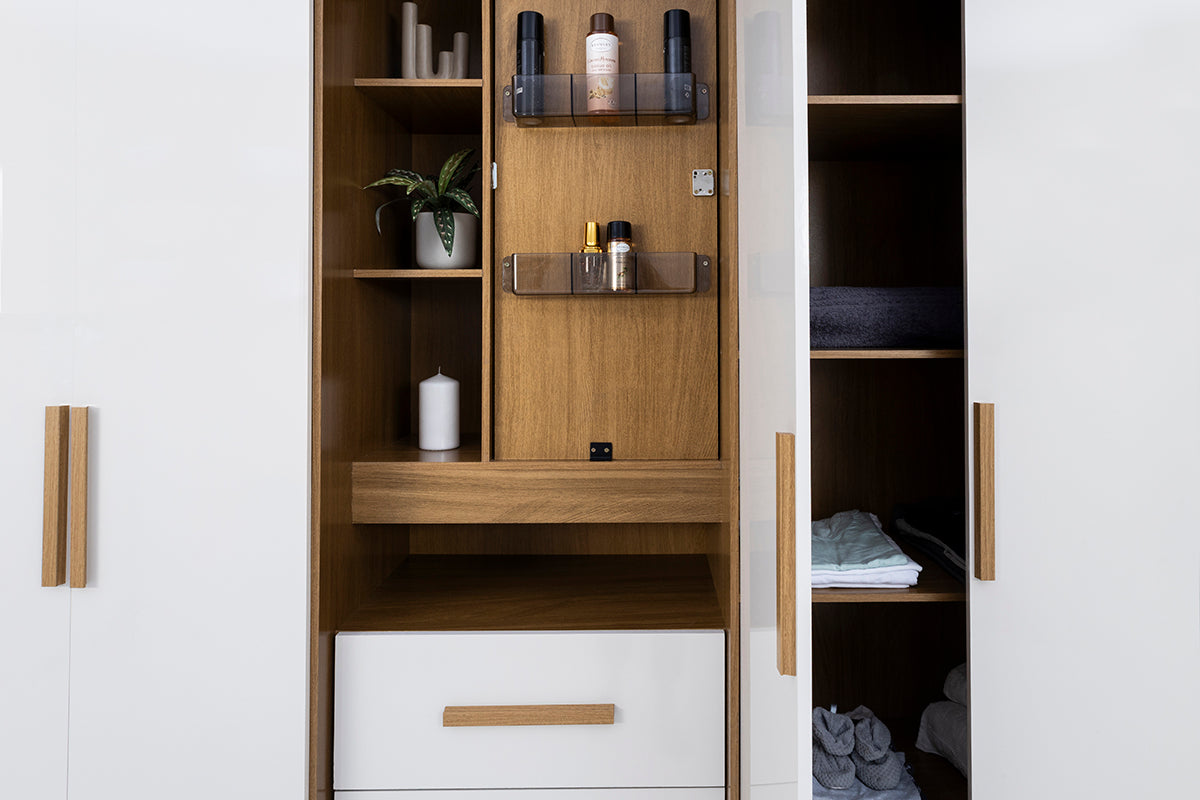 Eldorado 4 Door Wardrobe with Vanity - 1-244