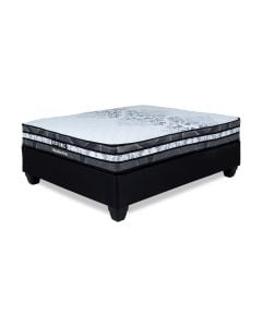 Restonic Meadow Firm Queen Mattress and Bed Set
