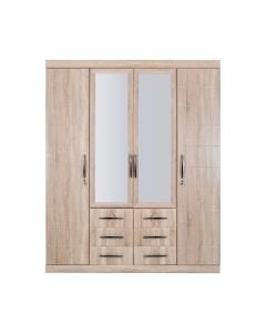 Valerie Twin Wardrobe with Mirrors