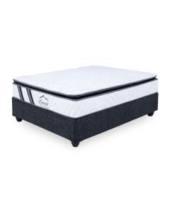 Everest Pocket Spring Pillow Top Queen Mattress and Base Set