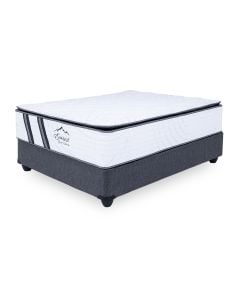Everest Dual Spring Pillow Top Queen Mattress and Base Set