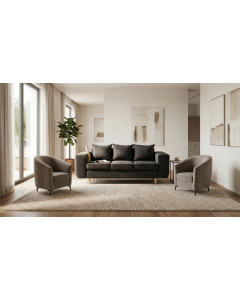 Belle 3 Division Couch and 2 Tulips